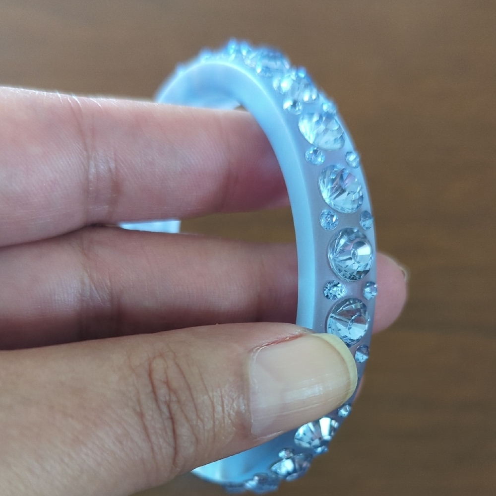 Brand New/Never Worn Blue Rhinestone Bangle
